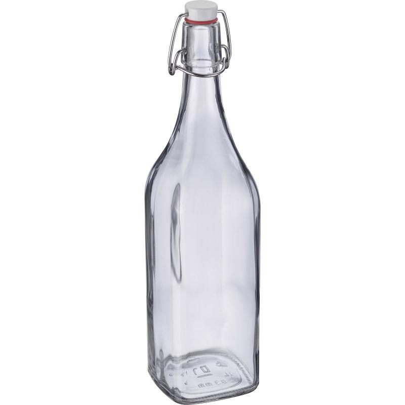 Lasipullo korkilla 1L
