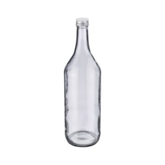 Lasipullo korkilla 1L