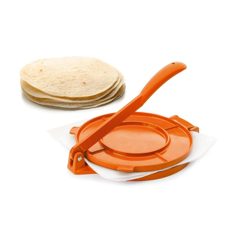 Ibili_alumiininen_tortillaprassi_oranssi
